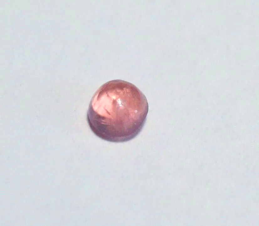 Pezzottaite Cabochon 0.15ct Ultra Rare Neon Raspberry Beryl Madagascar 3x3mm