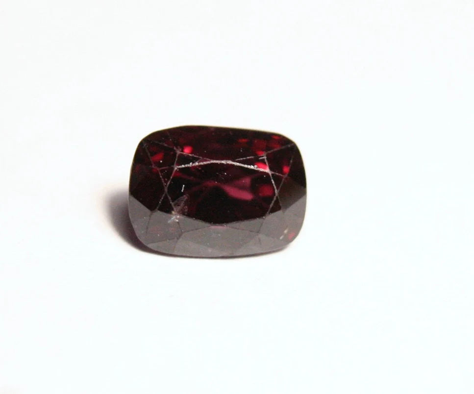 Burmese Antique Noble Red Spinel 1.73ct Beautiful Rare Cushion Cut Gem 7x5mm