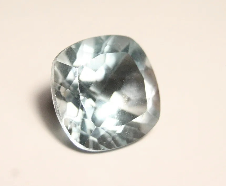 Natural Blue Topaz 14.4ct Untreated - Namibia - Cushion Cut