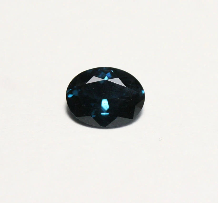 Mahenge Teal Blue Spinel 0.75ct Rare Oval Cut Natural Spinel 6x5mm AAA Tanzania