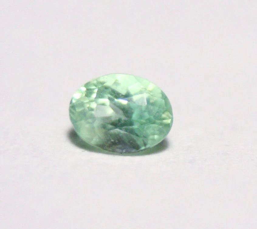 Rare Kornerupine 0.13ct AAA Rare Natural Prismatine Fine Faceted Gem Tanzania, Neon Green 3x2.5mm