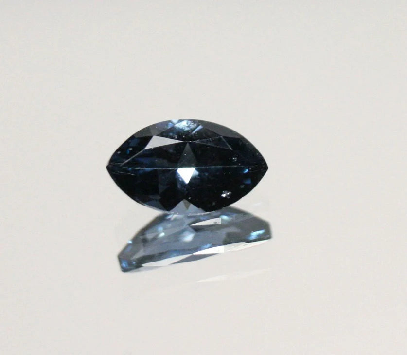 Mahenge Blue Spinel 0.25ct Rare Scintillating Marquise Cut Gem 5.5x3mm AAA Tanzania