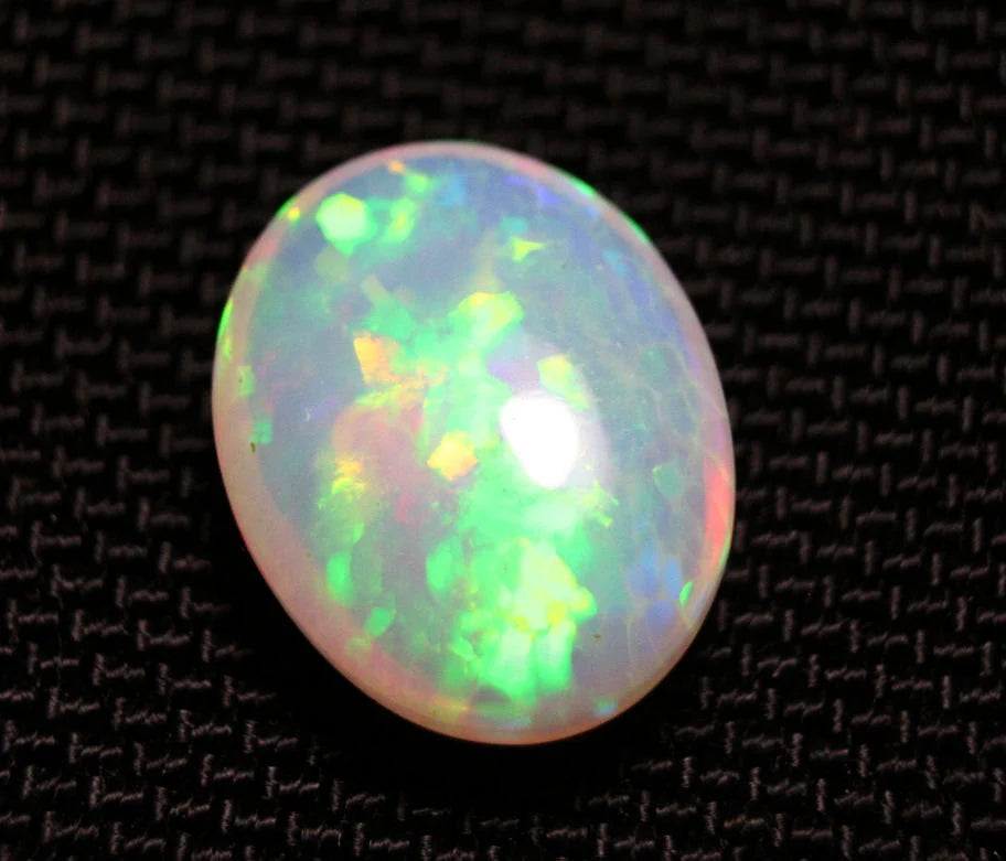 Welo Crystal Opal Cabochon 8.8ct Harlequin Honeycomb AAA Natural Opal See Video