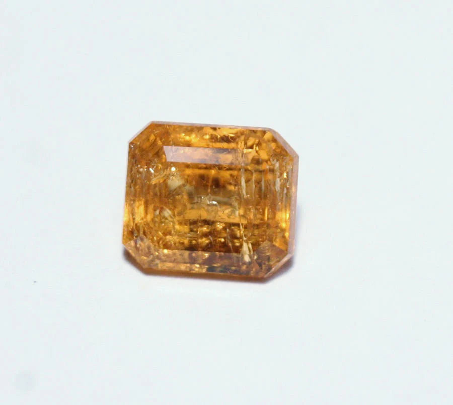 Imperial Topaz 3.9ct Ouro Preto, Brazil, Natural Untreated Rare Orange Topaz 9x8mm