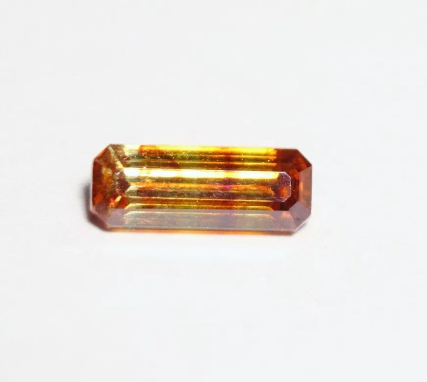 Sphalerite 1ct Vibrant Emerald Cut Gemstone Spain Natural Gem Sphalerite 9x3.8mm