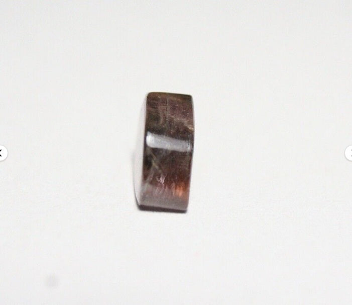 Tri Colour Tourmaline Slice 2.2ct Beautiful Polished Tourmaline Madagascar 8x7mm