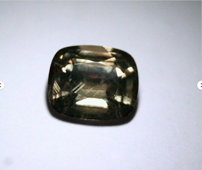 Colour Change Garnet 1.55ct Custom Cut Gem with Rare Superb Colour Change 7x6mm