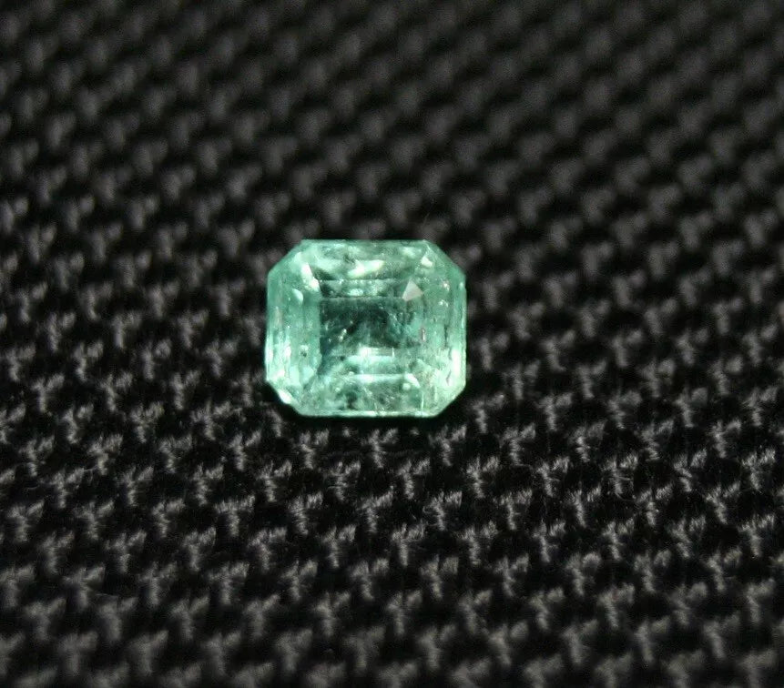 Panjshir Valley Emerald 0.78ct Rare Natural Emerald Cut Afghan Emerald 6x5mm