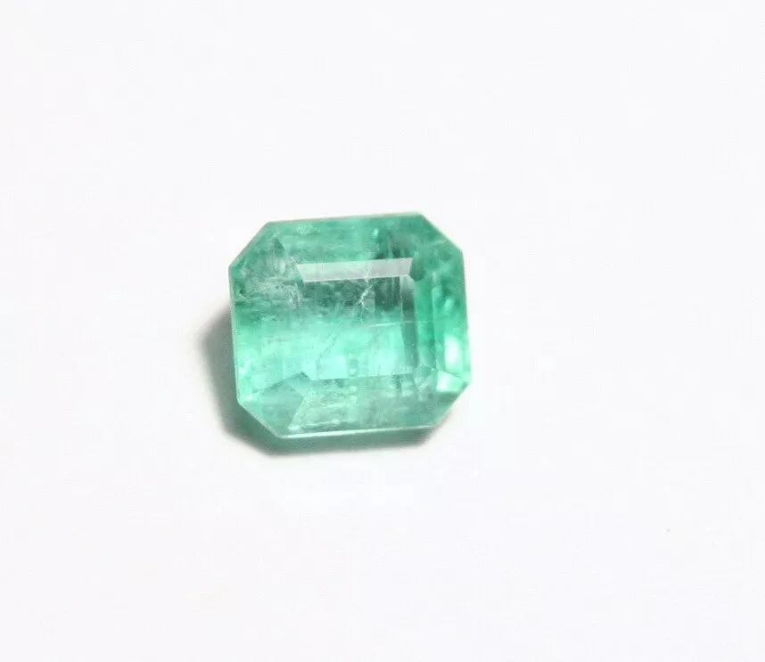 Panjshir Valley Emerald 0.78ct Rare Natural Emerald Cut Afghan Emerald 5.5x5mm