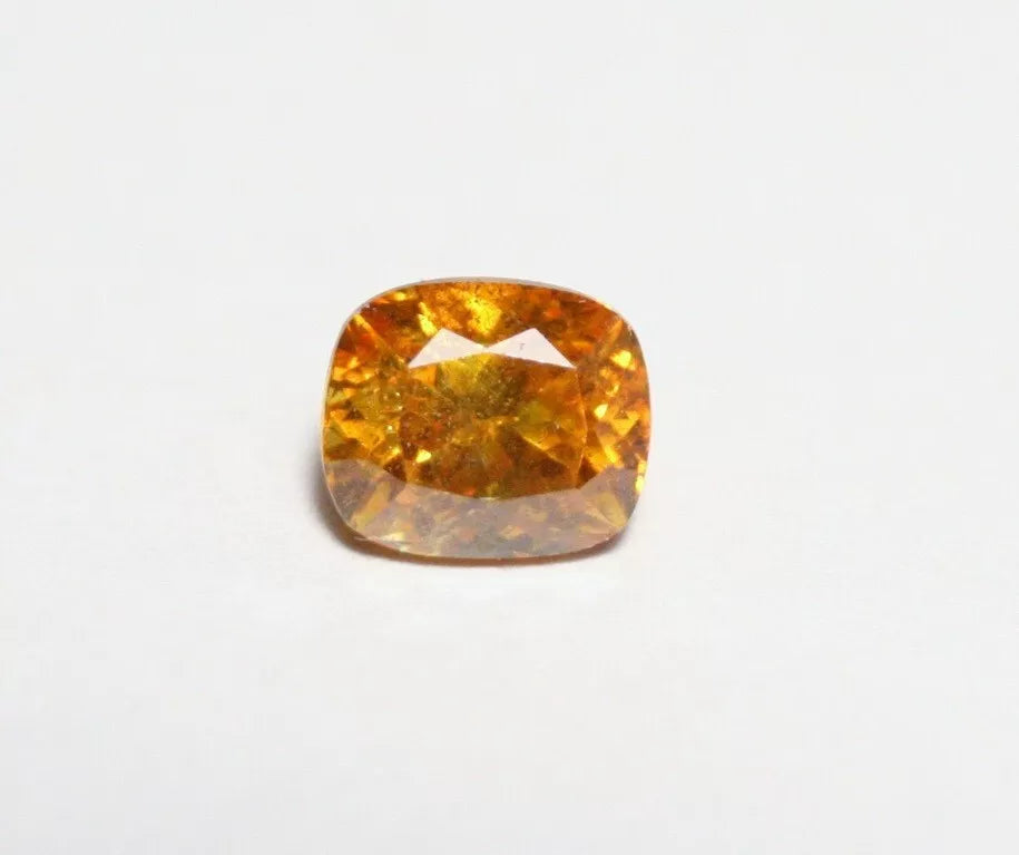 Sphalerite 0.93ct Vibrant Cushion Cut Gemstone Spain Natural Gem Sphalerite 6x5mm