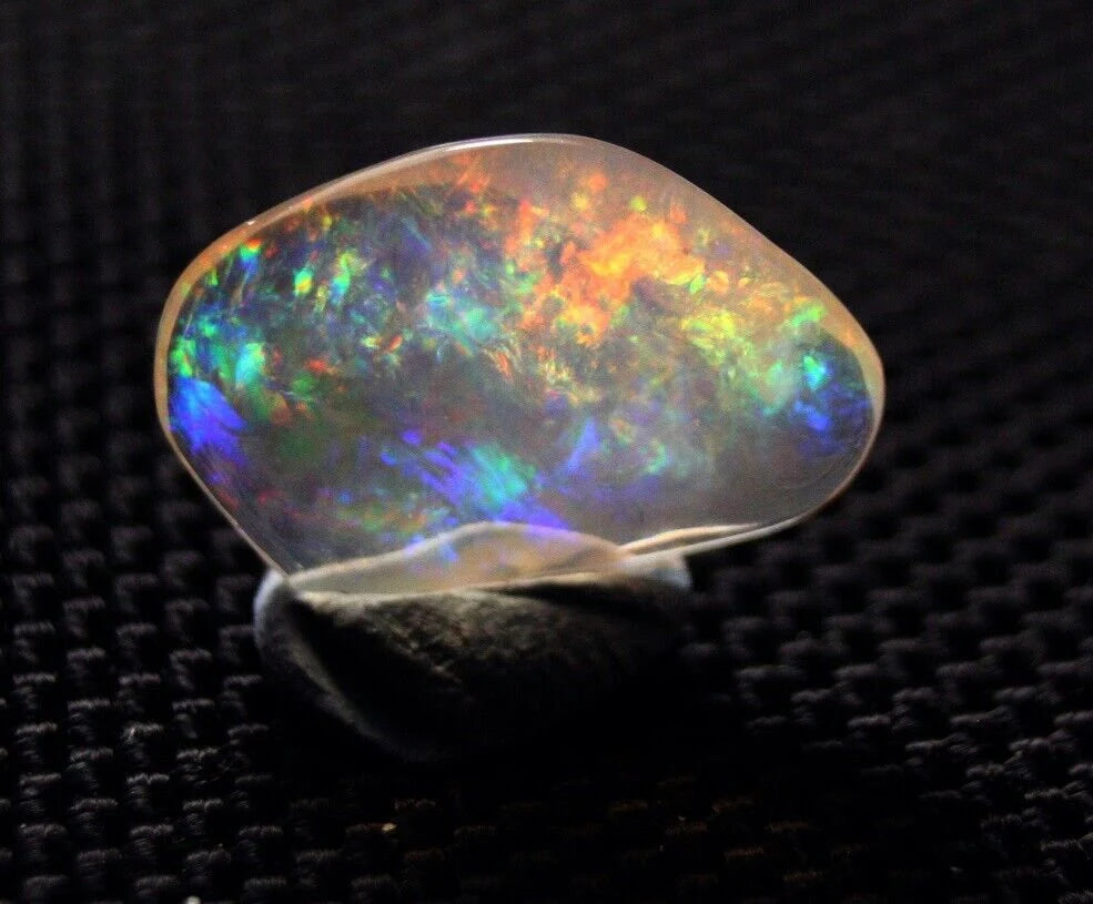 Rare Mexican Contraluz Precious Opal 4ct Stunning Rutile Water Opal See Video