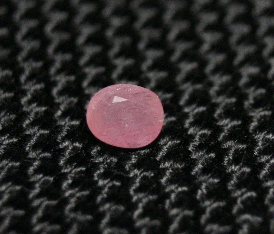 Pezzottaite 0.14ct Ultra Rare Neon Raspberry Beryl Madagascar 4x3mm