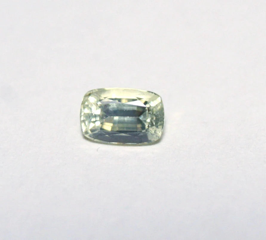 Rare Near Colourless Chrysoberyl 0.63ct Rare Faceted Gem, Myanmar 6x4mm