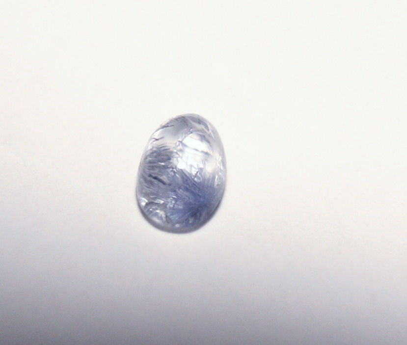 Natural Quartz with Rare Dumortierite Inclusions 0.9ct 7x5mm Brazil AAA