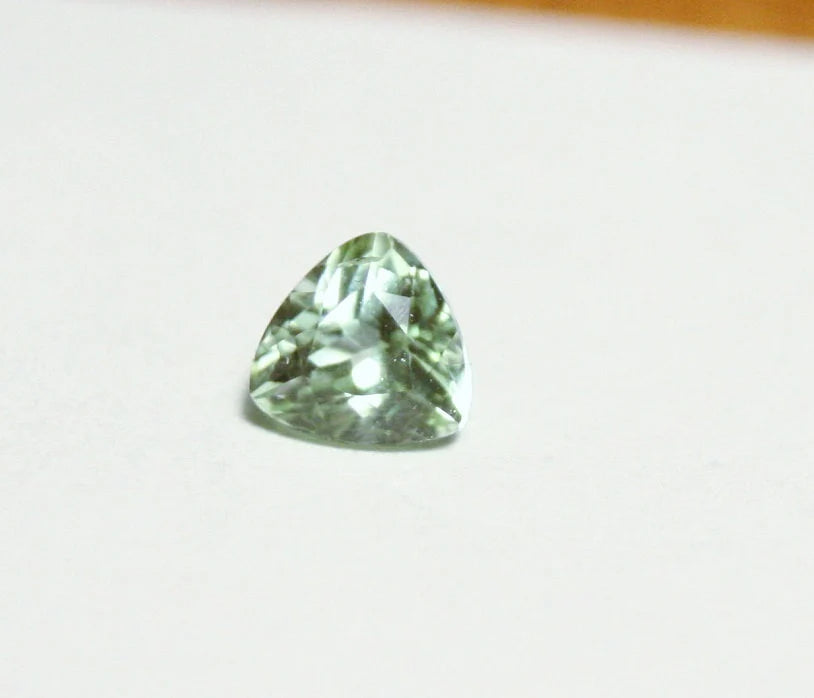 Rare Kornerupine 0.35ct AAA Rare Natural Prismatine Fine Faceted Gem Tanzania, Mint Green 4x4mm