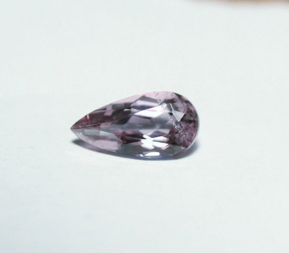 Afghani Diaspore 0.84ct Rare Pink Purple Diaspore New Find Afghanistan 8x4mm