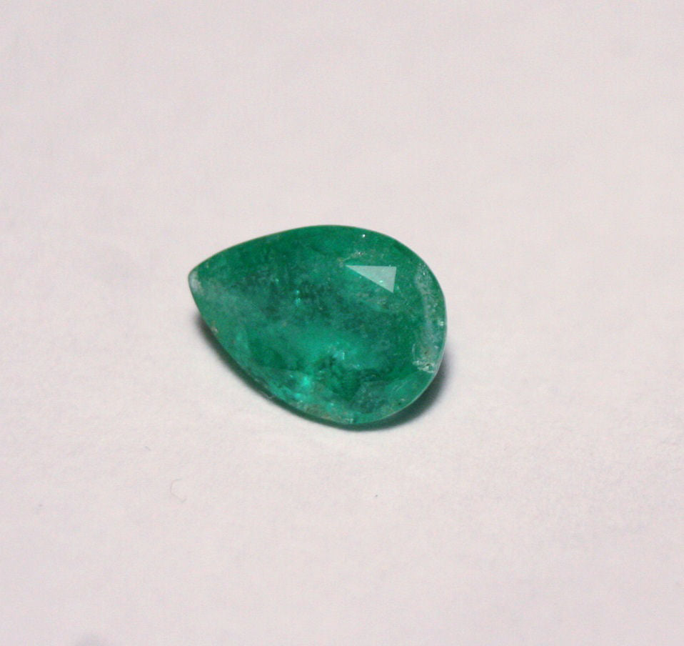 Colombian Muzo Emerald 1ct Stunning Deep Green Natural Columbian Emerald 8x6mm