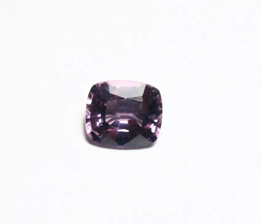 Vivid Purple Spinel 0.93ct Fine Cushion Cut Natural Spinel Mahenge Tanzania 6x5mm