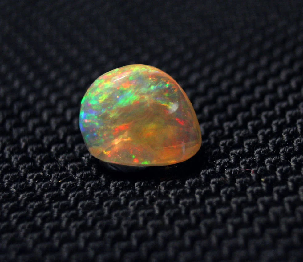 Rare Mexican Contraluz Precious Opal 1.67ct Stunning Rutile Water Opal 10x8mm Video