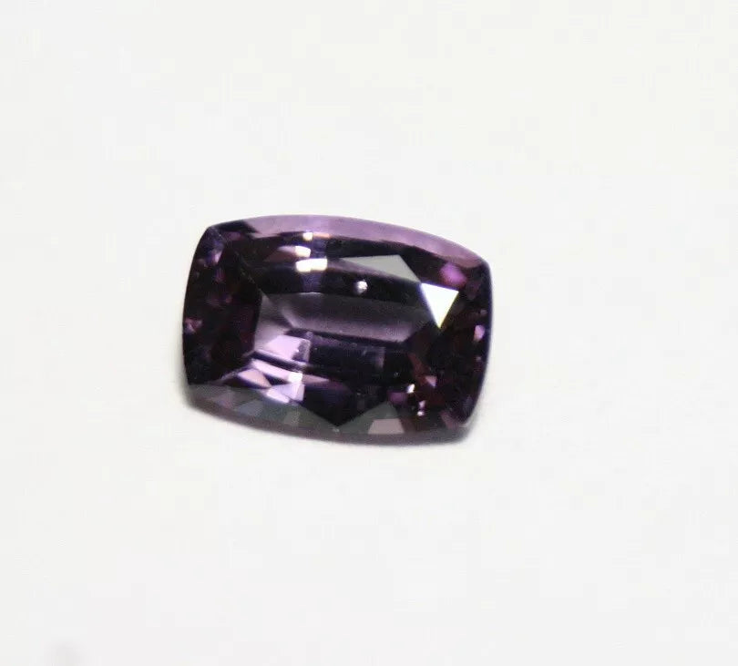 Vivid Purple Spinel 0.57ct Fine Cushion Cut Natural Spinel Mahenge 5.8x4mm