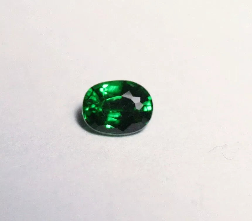 Tsavorite Garnet 0.25ct Rare Emerald Green Garnet Fine Gem - Tanzania 4x3mm