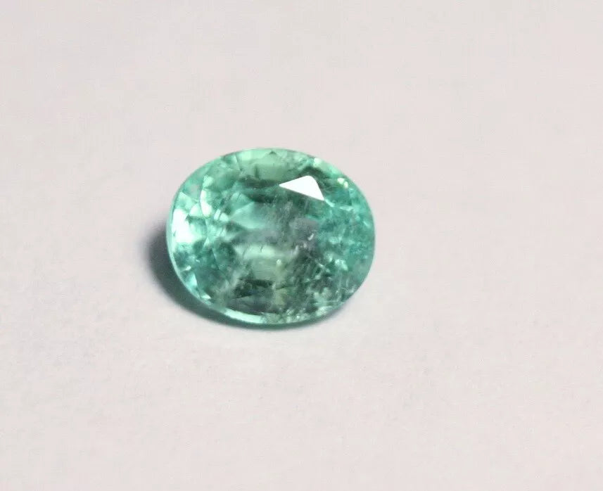 Panjshir Valley Emerald 1.05ct Rare Natural Oval Cut Genuine Afghan Emerald 7x6mm