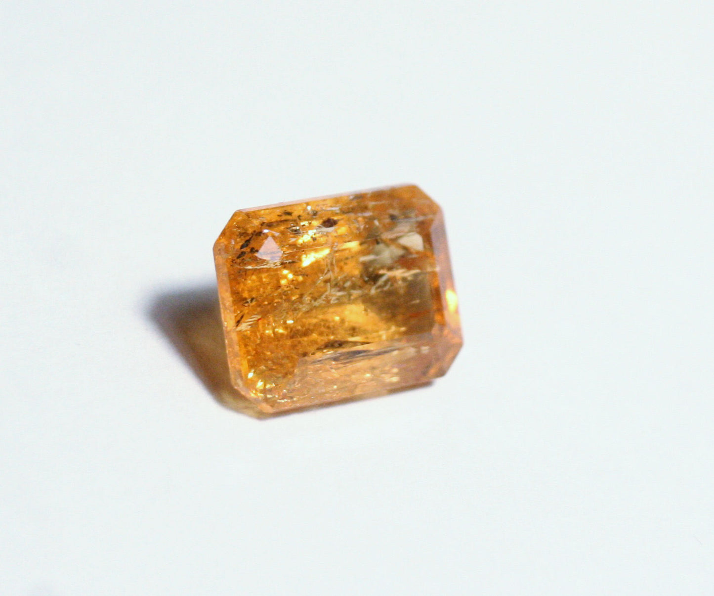 Imperial Topaz 8.8ct Ouro Preto, Brazil, Natural Untreated Rare AAA Topaz 13x10mm