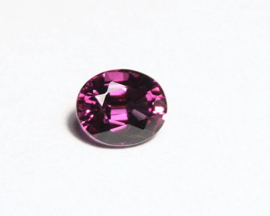 Purple Pyrope Garnet 1.2ct Scintillating Natural Malaya Garnet Madagascar 7x5mm