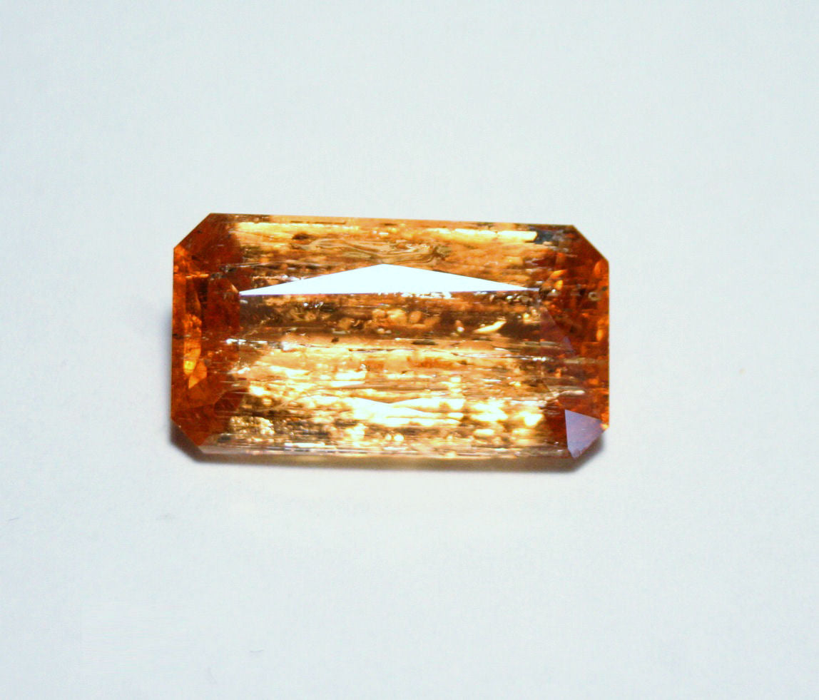 Imperial Topaz 16.5ct Ouro Preto, Brazil, Natural Untreated Rare AAA Topaz 20x11mm