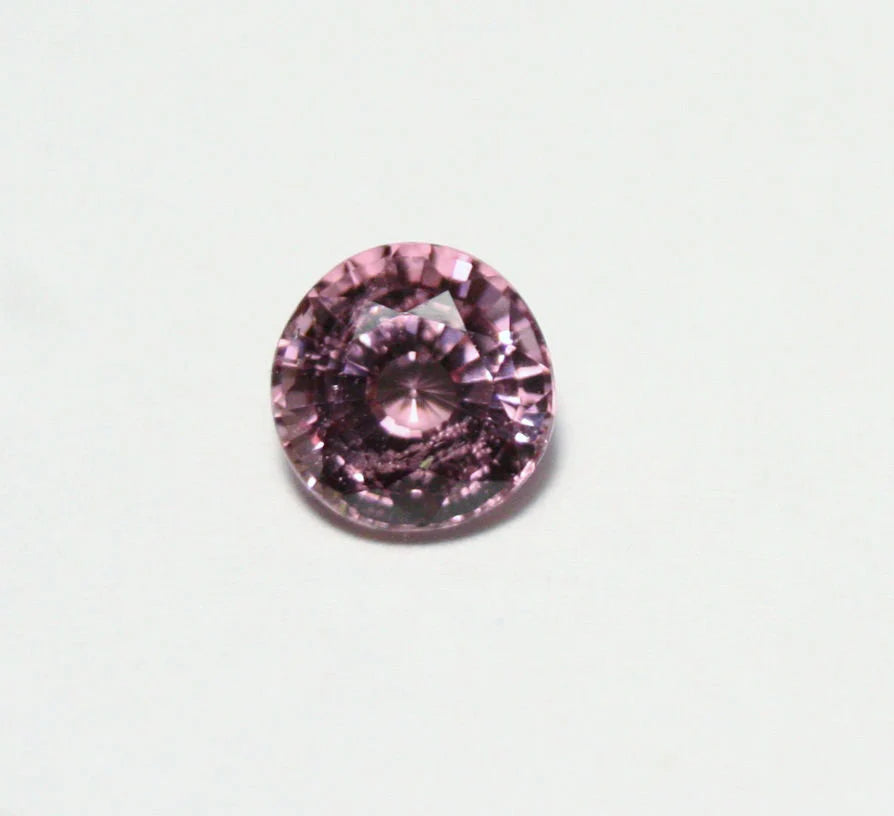 Pink Pastel Malaya Garnet 1.38ct Madagascar High Pyrope Colour Shift Garnet 6x6mm