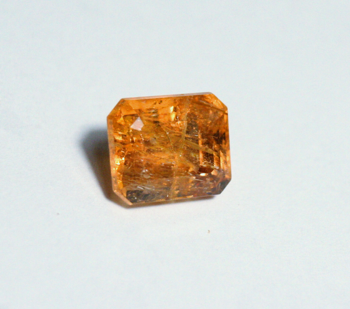 Imperial Topaz 7.7ct Ouro Preto, Brazil, Natural Untreated Rare AAA Topaz 12x9mm