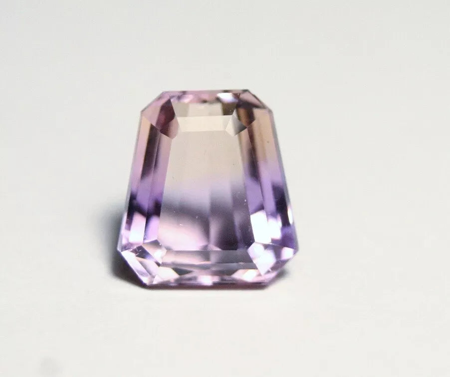 Bolivian Ametrine 5ct Lovely Clean BiColour Trapezoid Cut Natural Ametrine 11x10mm