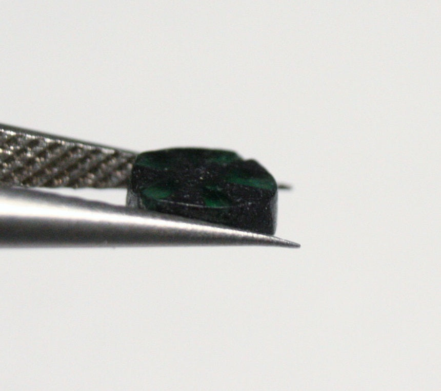 Colombian Trapiche Emerald 0.35ct Stunning Rare Natural Emerald Formation 5x4mm