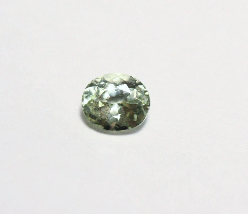 Merelani Grossular Garnet 0.41ct Rare Near Colourless Leuco Garnet 5x4mm