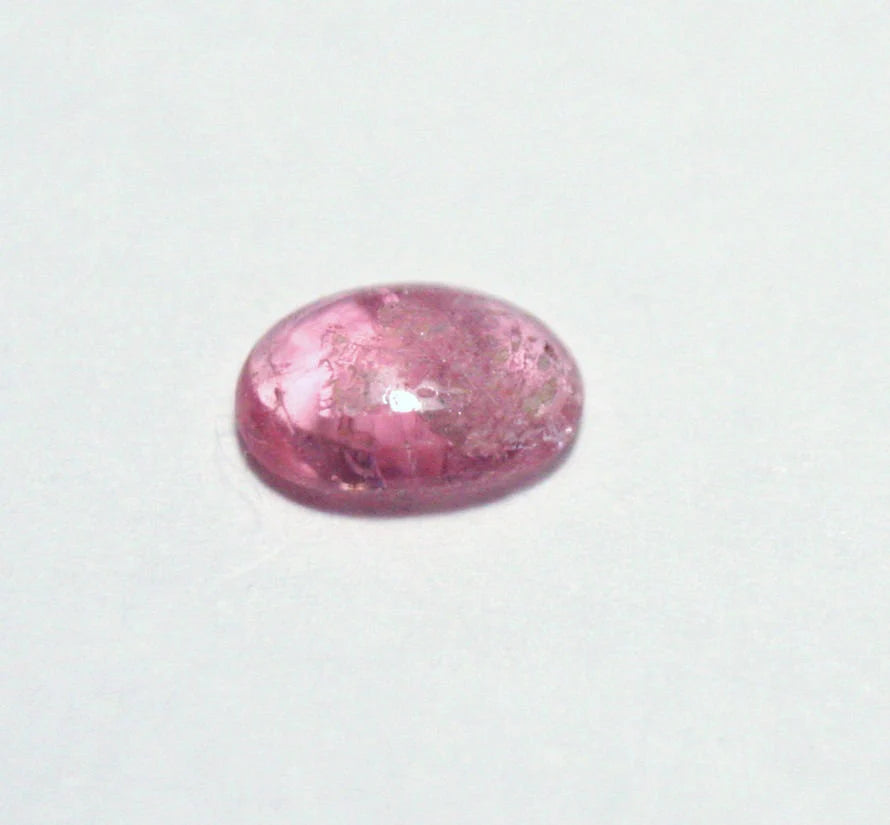 Pezzottaite Cabochon 0.32ct Ultra Rare Raspberry Beryl - Madagascar 5.5x4mm