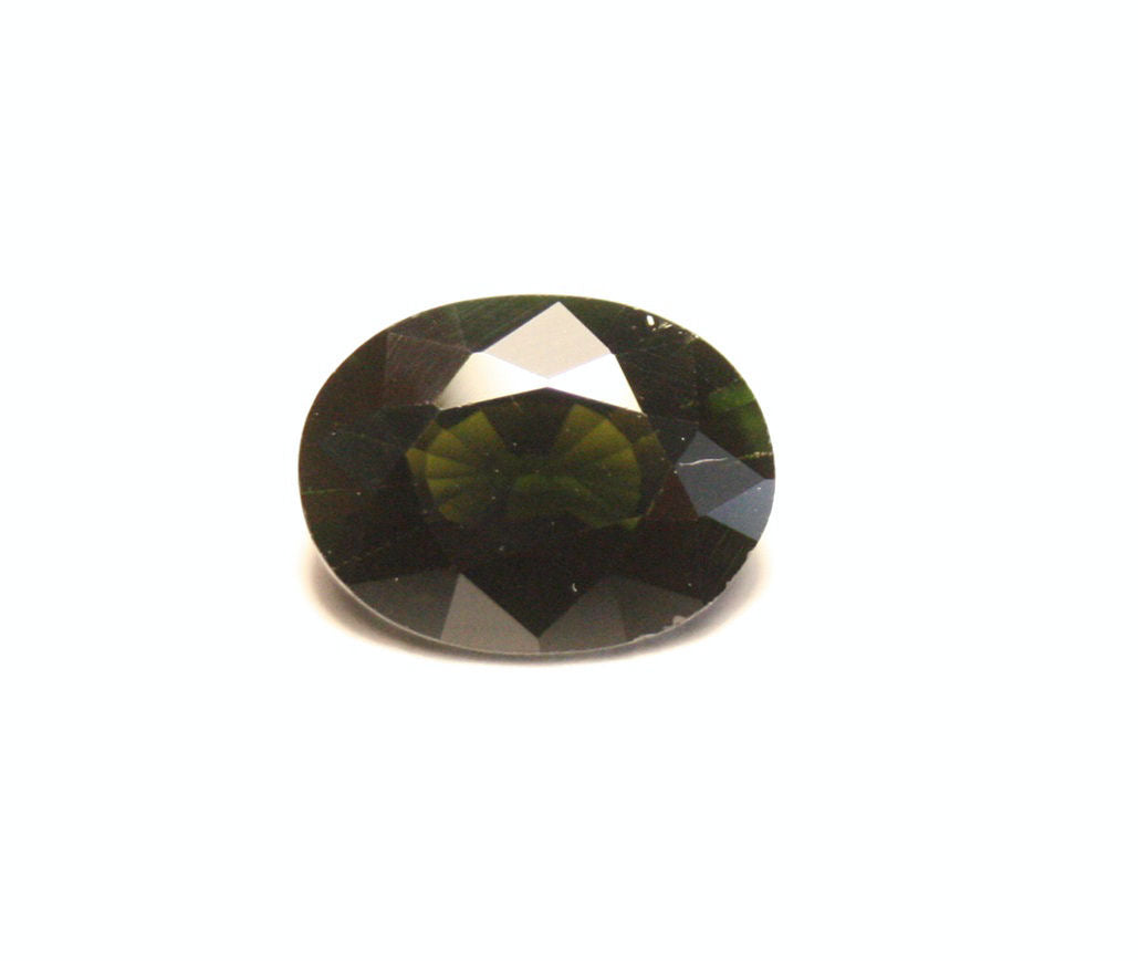 Rare Usambara Effect Faceted Chrome Tourmaline 1.51ct Colour Change Tourmaline 9x7mm