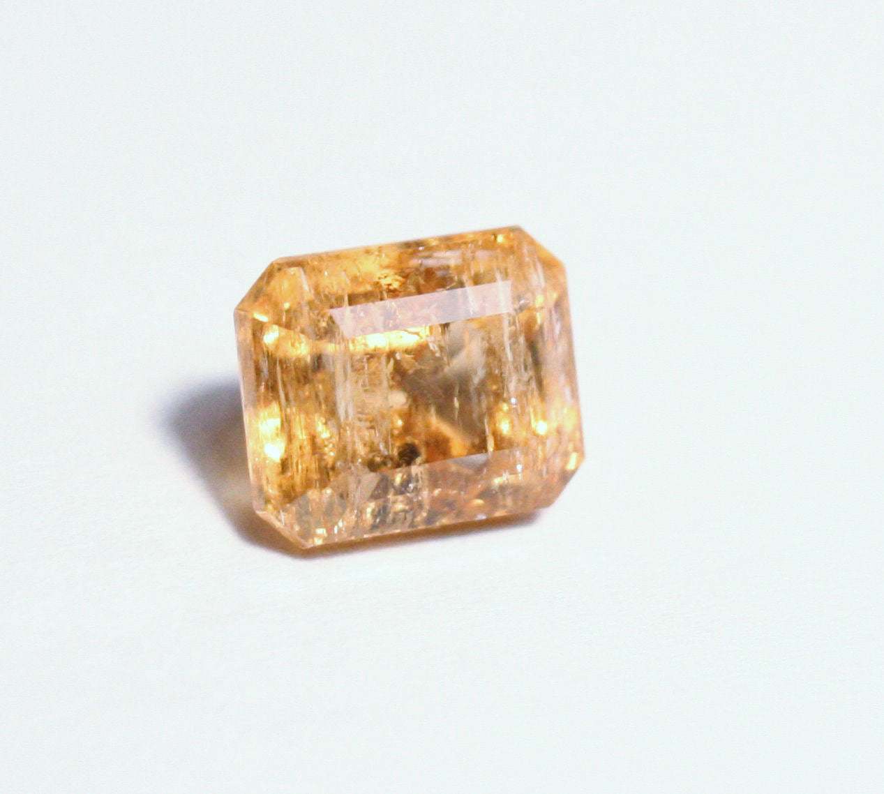 Imperial Topaz 4.6ct Ouro Preto, Brazil, Natural Untreated Rare Orange Topaz 9x8mm