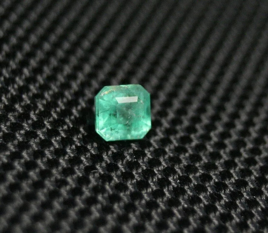 Panjshir Valley Emerald 0.69ct Rare Natural Emerald Cut Afghan Emerald 5x5mm