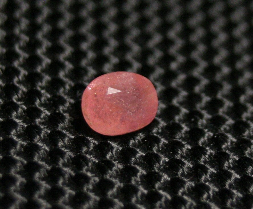 Pezzottaite 0.4ct Ultra Rare Neon Raspberry Beryl Madagascar 5x4mm