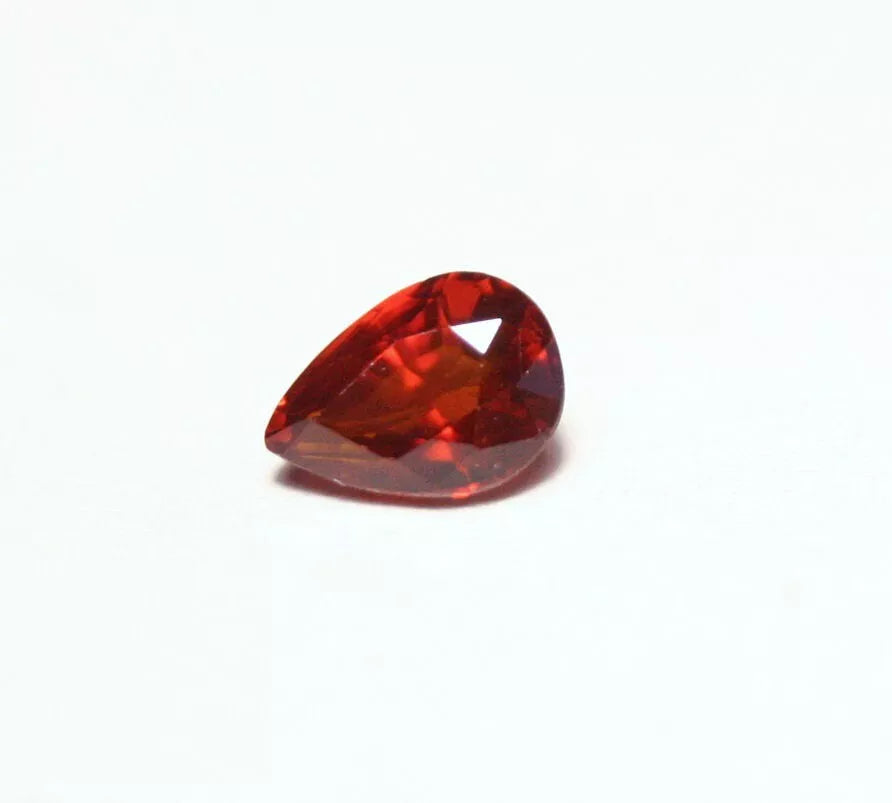 Clinohumite 0.44ct Ultra Rare Deep Orange Faceted Gem Pakistan 5.5x4mm