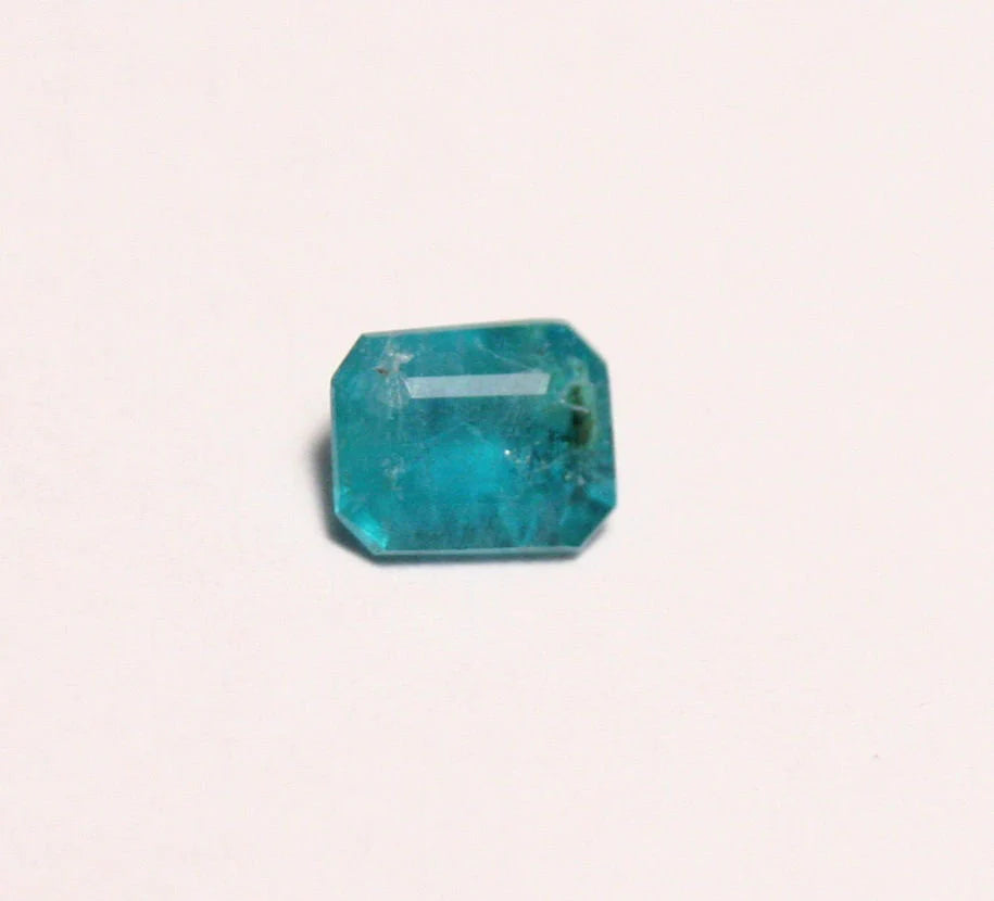 Hauyne 0.2ct Ultra Rare Electric Teal Neon Hauynite Fluorescent Afghanistan 4x3.5mm