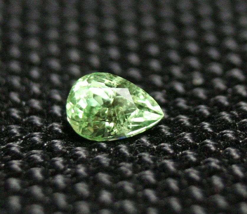 Rare Kornerupine 0.51ct AAA Rare Natural Prismatine Fine Faceted Gem Tanzania, Apple Green 5.5x4mm