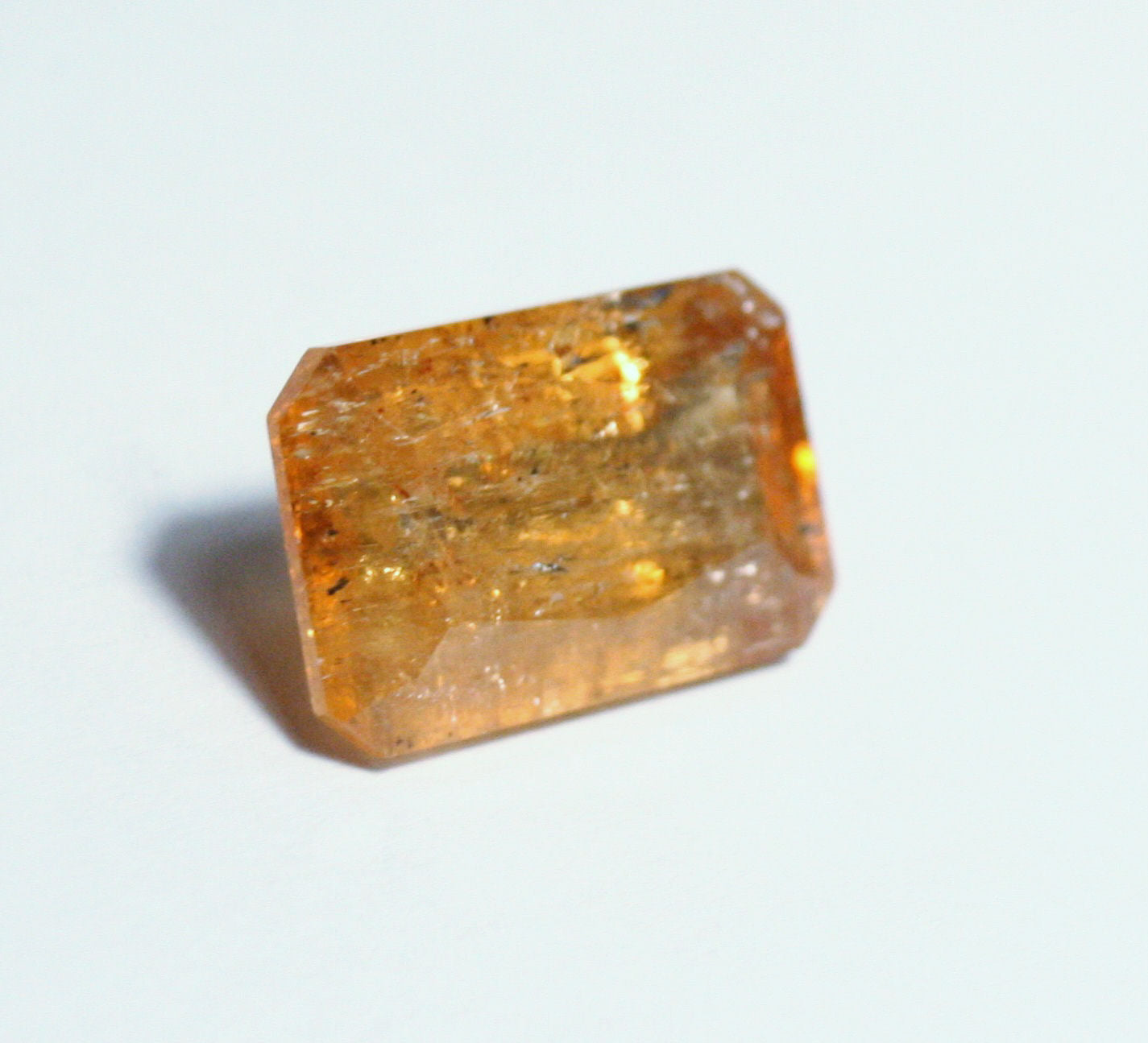 Imperial Topaz 14.1ct Ouro Preto, Brazil, Natural Untreated Rare Orange Topaz 16x11mm