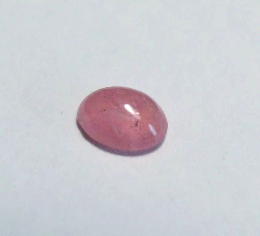 Pezzottaite Cabochon 0.17ct Ultra Rare Neon Raspberry Beryl Madagascar 4x3mm