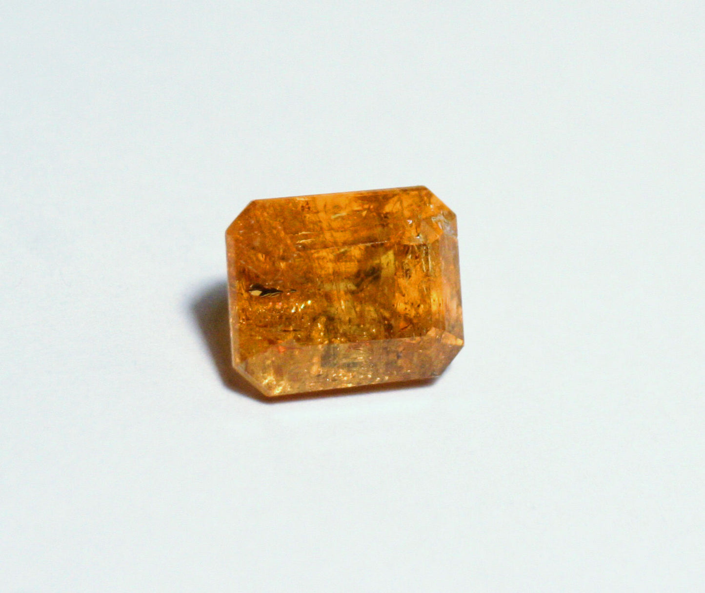 Imperial Topaz 8ct Ouro Preto, Brazil, Natural Untreated Rare Orange Topaz 12x9mm