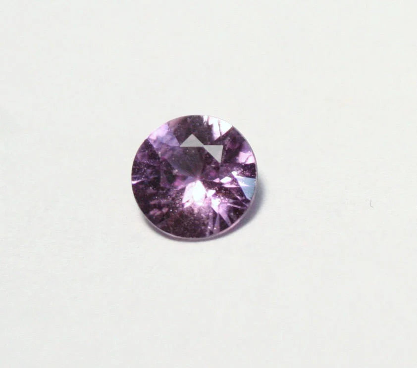 Umba Sapphire Magenta Purple Pink 0.51ct Untreated Round Sapphire Tanzania 5x5mm