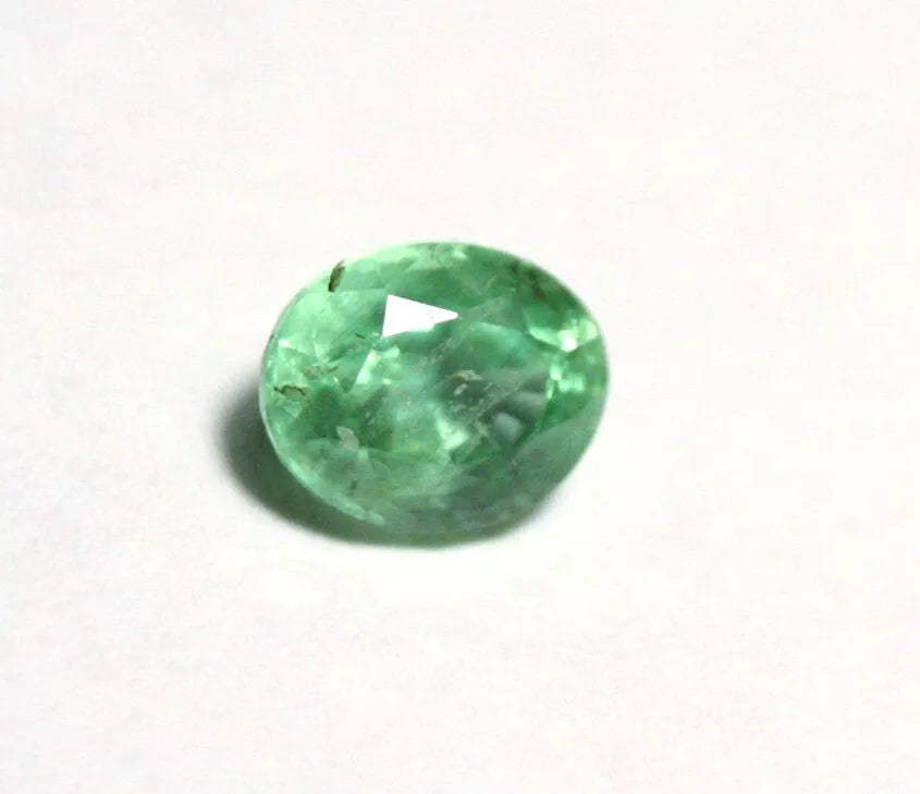 Kornerupine 0.91ct Natural Prismatine Rare Gem Tanzania Mint Green 6x5mm AAA