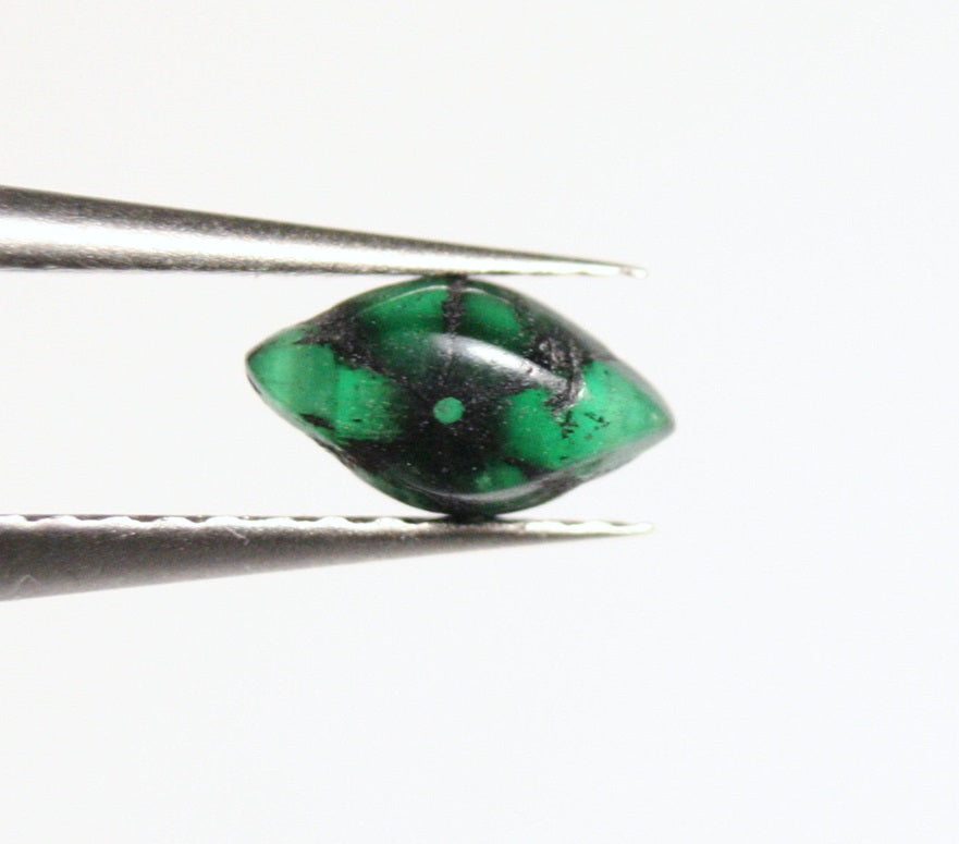 Colombian Trapiche Emerald 0.32ct Stunning Rare Natural Emerald Formation 6.5x3.5mm