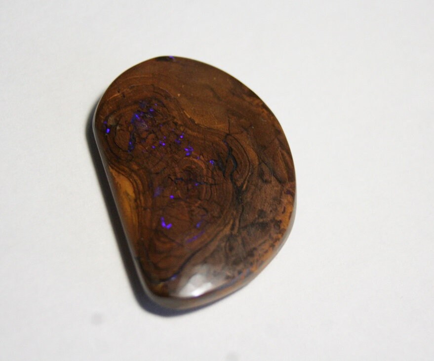 Boulder Opal Cabochon 35ct Koroit Yowah Australia - Neon Veins See Video