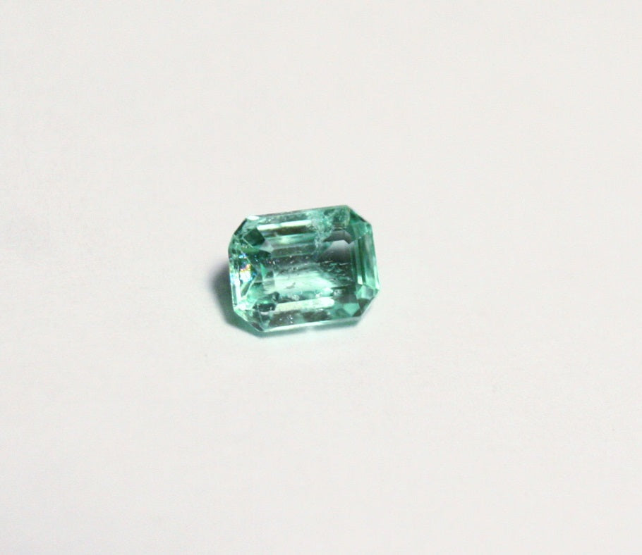 Panjshir Valley Emerald 0.58ct Rare Natural Emerald Cut Genuine Afghan Emerald 5.5x4mm